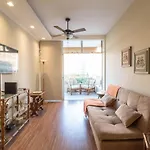 Omar do Rio - MH 513 Qto&Sala com Garagem, Vista pra Piscina, Condomínio com Estrutura Completa, Sauna e Academia, Internet 35mbps