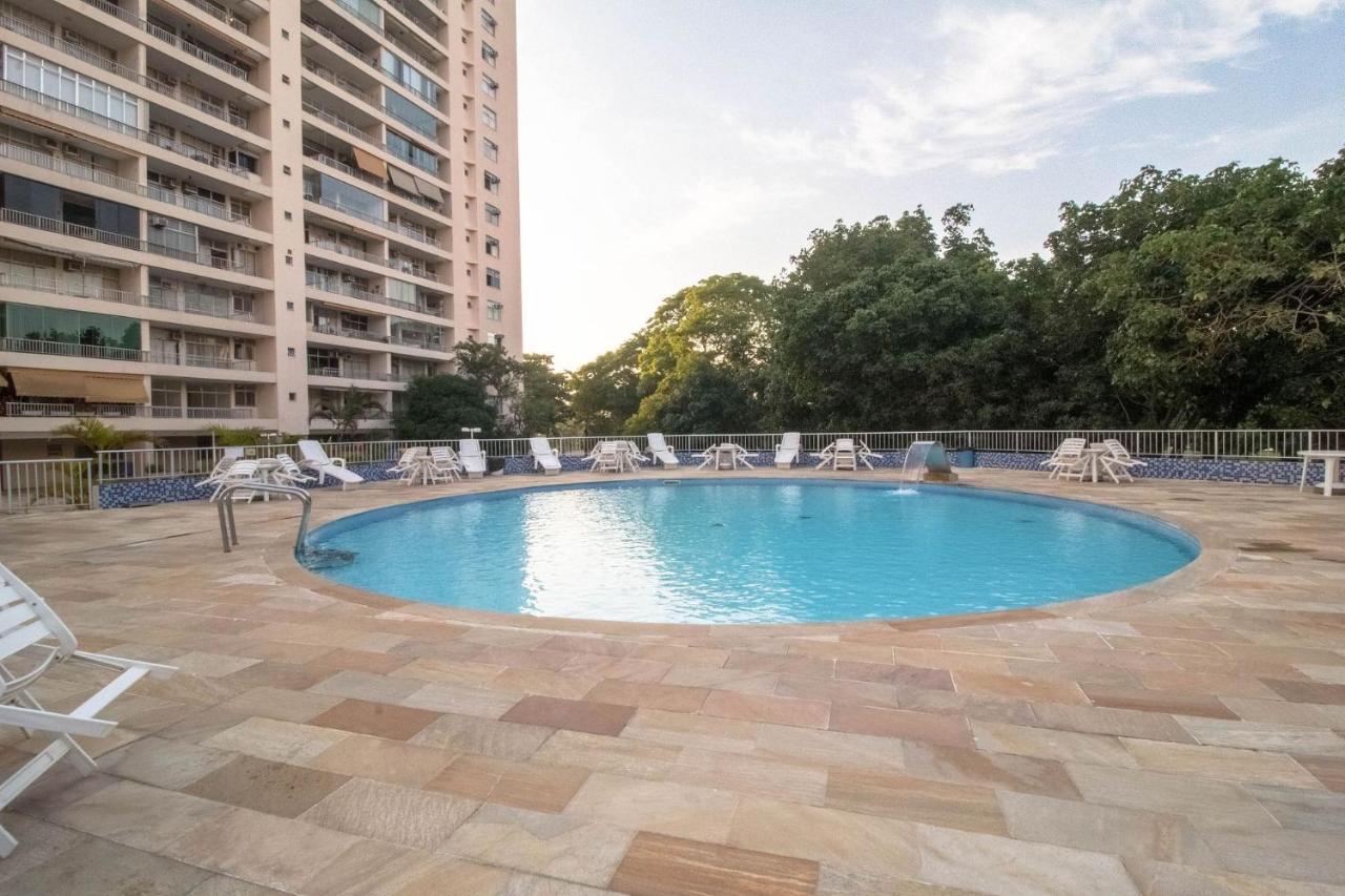 Apartamento Omar Do Rio - Mh 513 Qto&sala Com Garagem, Vista Pra Piscina, Condomínio Com Estrutura Completa, Sauna E Academia, Internet 35mbps Río de Janeiro